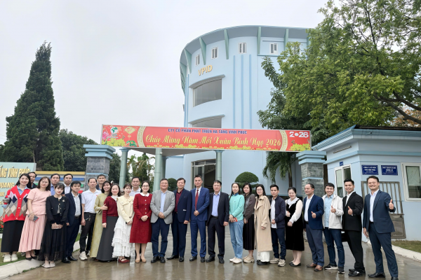 Công ty cổ phần phát triển hạ tầng Vĩnh Phúc (VPID) khai xuân Bính Ngọ 2026 - Khởi động thịnh vượng - Mã đáo thành công!